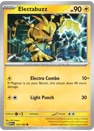 Electabuzz #125/165 — 151