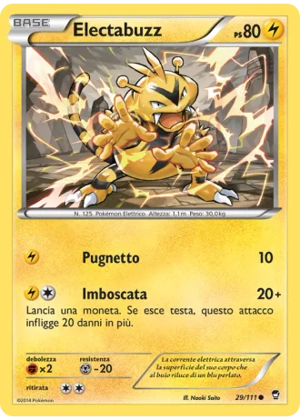 Electabuzz #29 — Colpi Furiosi