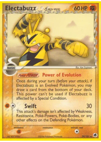 Electabuzz #29/101 — EX L'Isola dei Draghi
