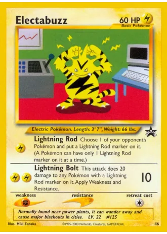 Electabuzz #46 — Wizards Promos