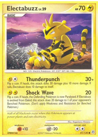 Electabuzz #81 — Diamond & Pearl