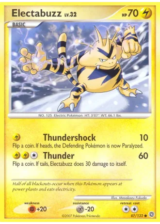 Electabuzz #87 — Secret Wonders