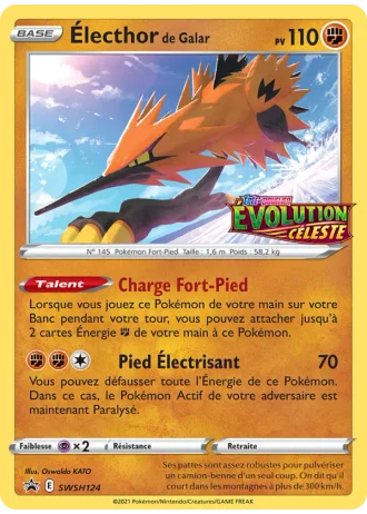 Électhor de Galar SWSH124 — Épée & Bouclier Promos