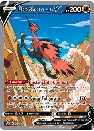 Électhor de Galar V #174/198 — Règne de Glace