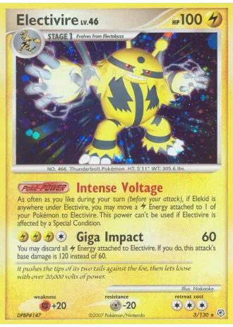 Electivire #3 — Diamond & Pearl