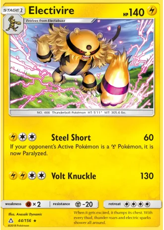 Electivire #44 — Ultra Prism