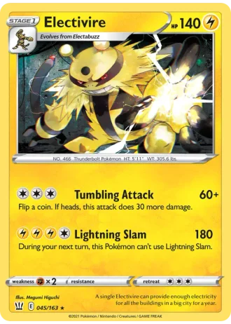 Electivire #45 — Battle Styles