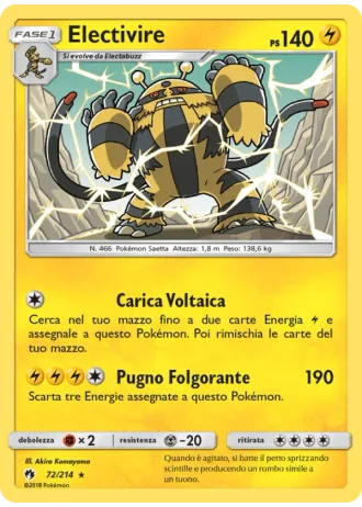 Electivire #72/214 — Tuoni Perduti