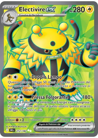 Electivire ex #212 — Rivali Predestinati