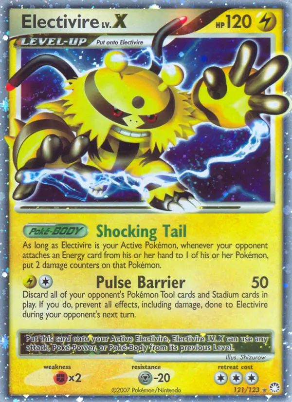Electivire LV.X #121 — Mysterious Treasures