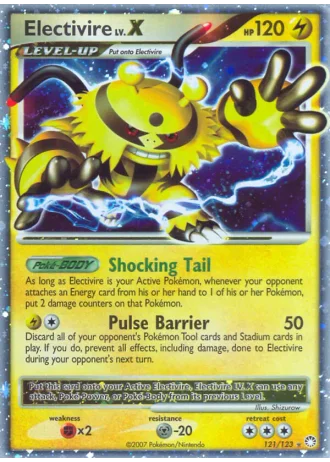 Electivire LV.X #121 — Mysterious Treasures