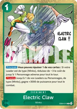 Electric Claw (EB04-019) — Les Sept de la Mer d'Azur (OP14-EB04)