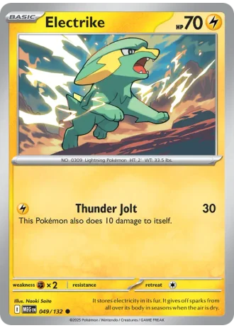 Electrike #049/132 — Mega Evolution