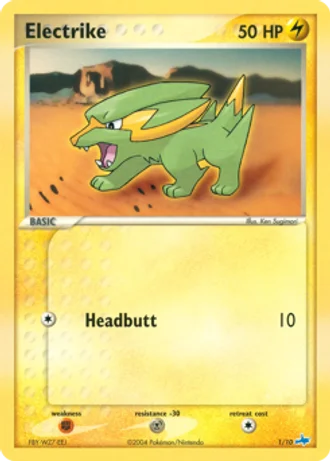 Electrike #1 — EX trainer Kit (Latios)