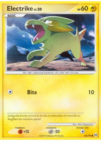 Electrike #63/99 — Arceus