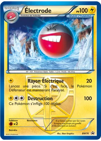 Électrode BW76 — Noir & Blanc Promos