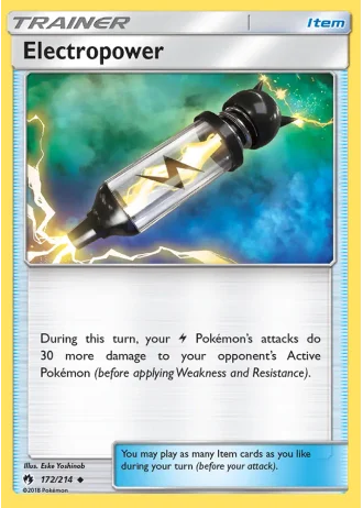 Electropower (League Cup Staff) #172/214 — Lost Thunder