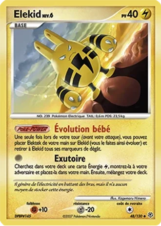 Elekid #48/130 — Diamant & Perle