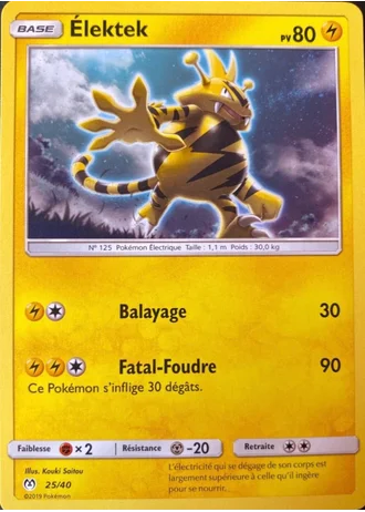 Élektek #25/40 — Collection McDonald's 2019