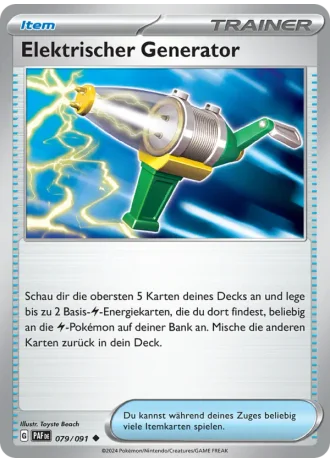 Elektrischer Generator #079/91 — Paldeas Schicksale