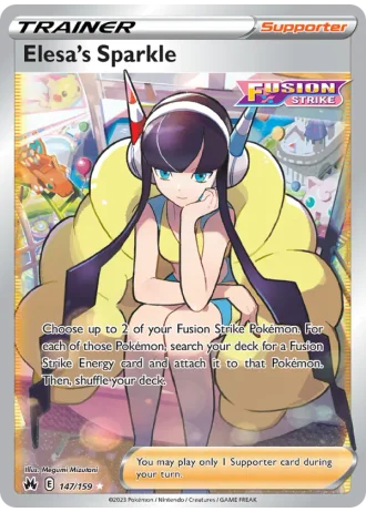 Elesa's Sparkle #147 — Crown Zenith