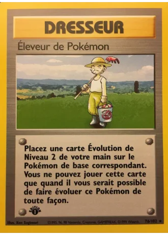 Éleveur de Pokémon #76/102 — Set de Base