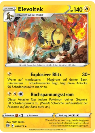 Elevoltek #047/172 — Strahlende Sterne