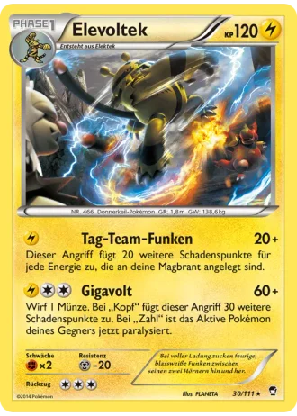 Elevoltek #30/111 — Fliegende Fäuste