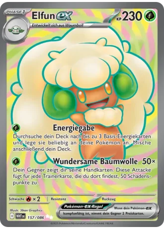Elfun ex #157/86 — Weiße Flammen
