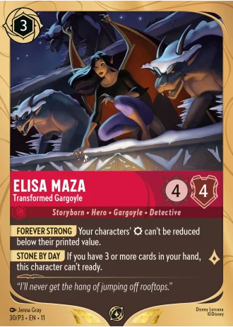 Elisa Maza - Transformed Gargoyle #30/204 — Winterspell