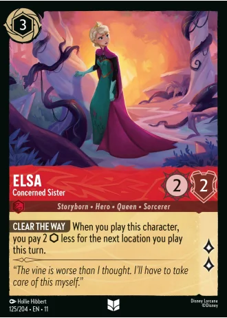 Elsa - Concerned Sister #125/204 — Winterspell