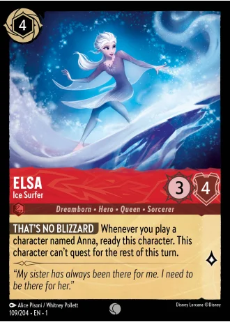 Elsa - Ice Surfer #109/204 — The First Chapter