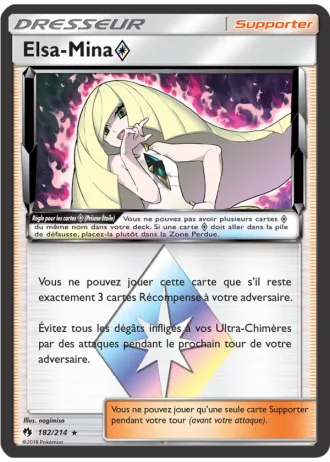 Elsa-Mina Prism Star #182/214 — Tonnerre Perdu