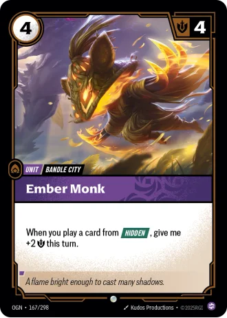 Ember Monk #167/298 — Origins