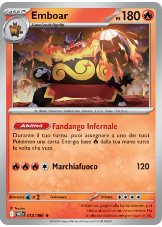 Emboar #013/86 — Fuoco Bianco