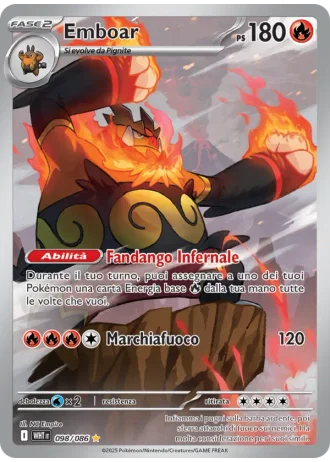Emboar #098/86 — Fuoco Bianco