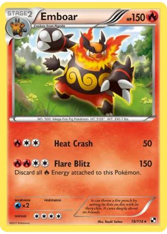 Emboar #19 — Black & White