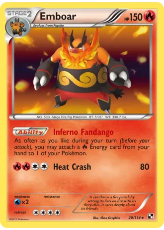 Emboar #20 — Black & White