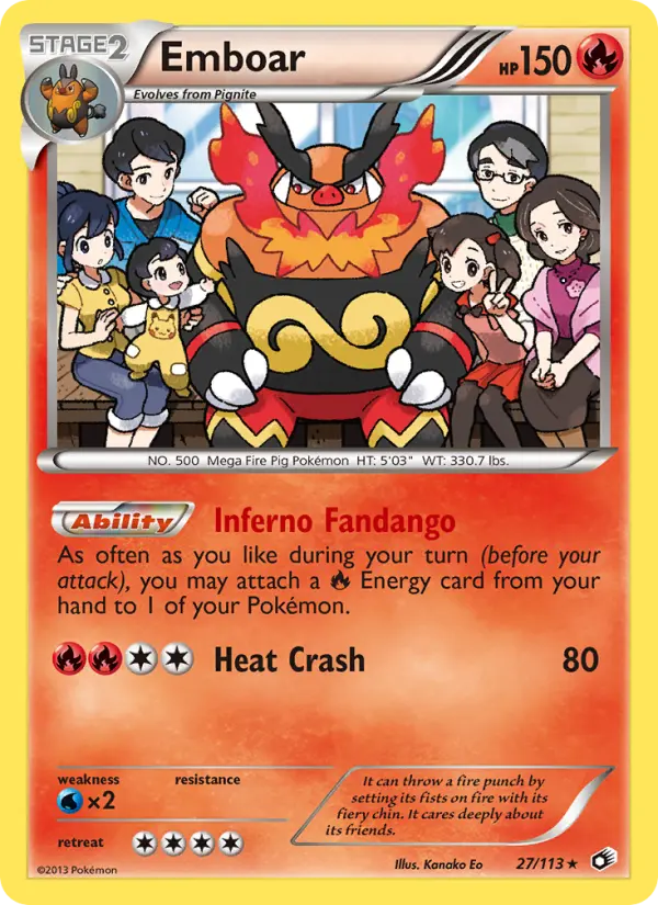 Emboar #27 — Legendary Treasures