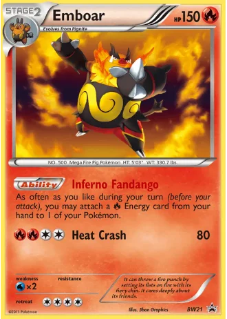 Emboar BW21 — Black & White Promos