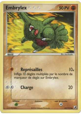 Embrylex #61/115 — EX Forces Cachées