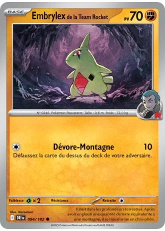 Embrylex de la Team Rocket #094/182 — Rivalités Destinées