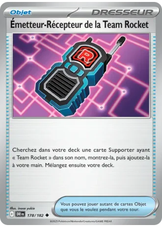 Émetteur-Récepteur de la Team Rocket #178/182 — Rivalités Destinées