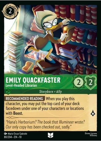 Emily Quackfaster - Level-Headed Librarian #80/204 — Whispers in the Well