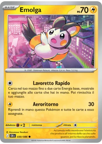 Emolga #030/86 — Caos Nascente