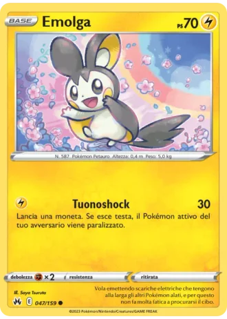 Emolga #047/159 — Zenit Regale