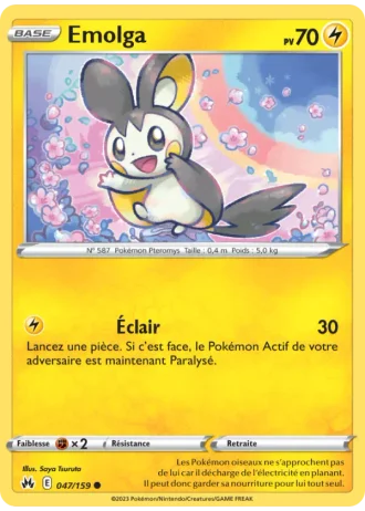 Emolga #047/159 — Zénith Suprême