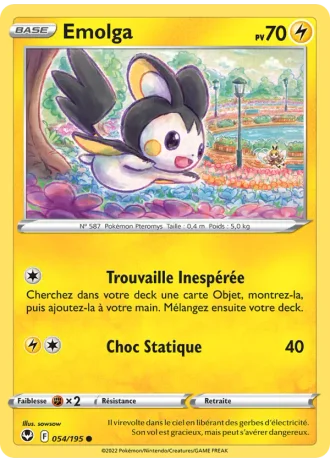 Emolga #054/195 — Tempête Argentée