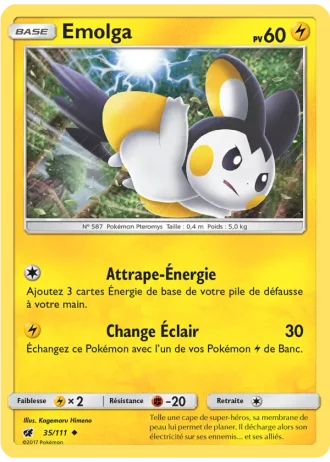 Emolga #35/111 — Invasion Carmin