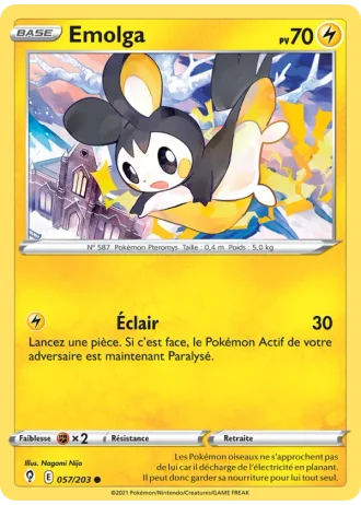 Emolga #57/203 — Évolution Céleste